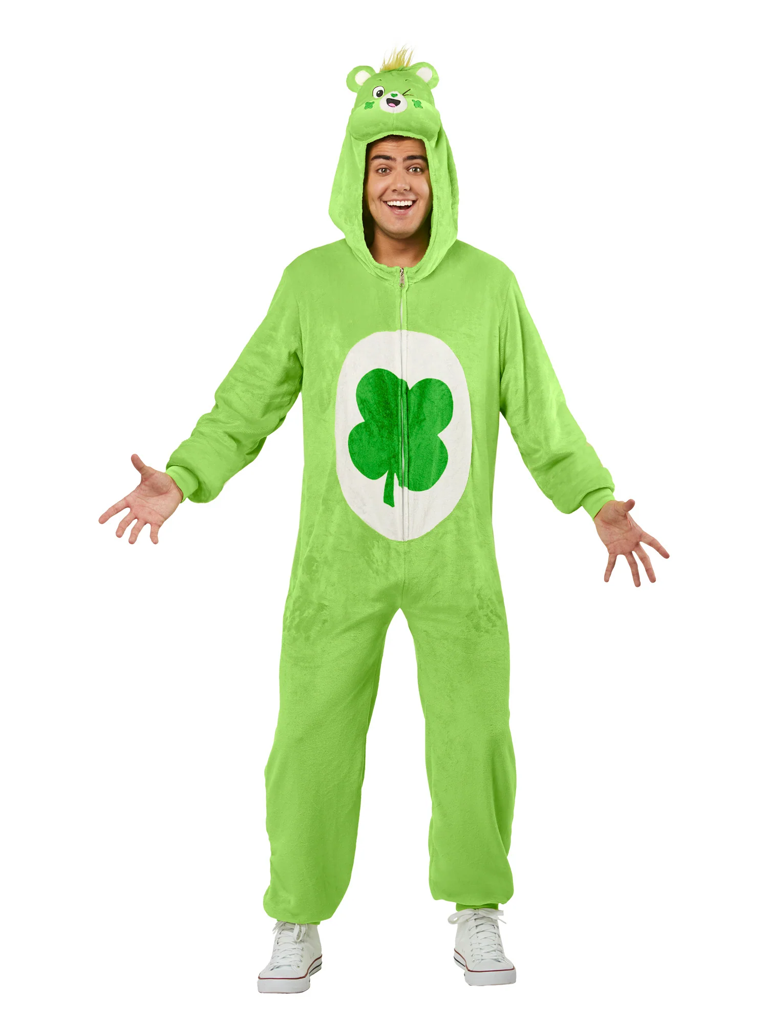 Adult Care Bears Good Luck Bear Zipsters Costume