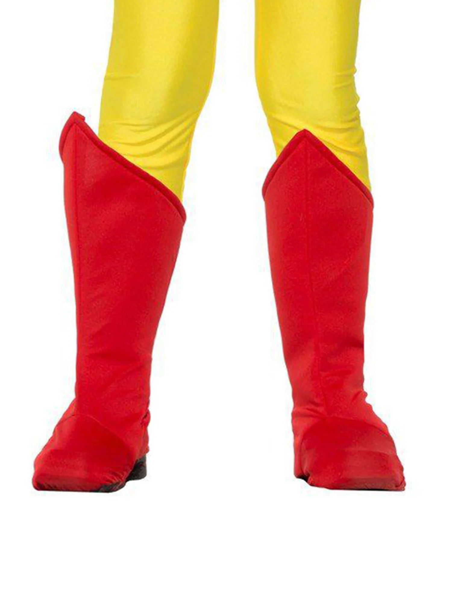 Kids Red Superhero Boot Tops - Image 2