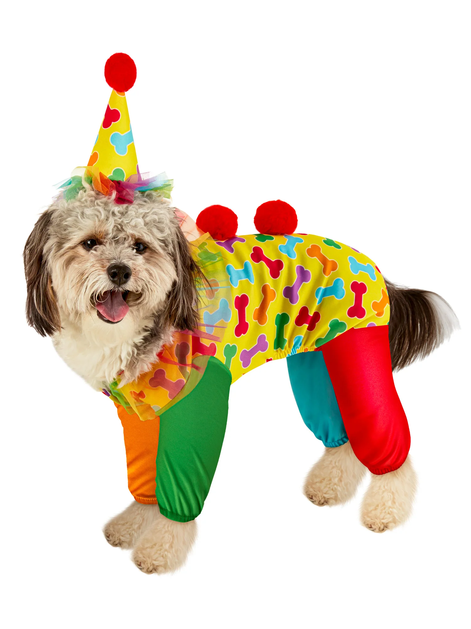 Circus Clown Pet Costume - Image 3