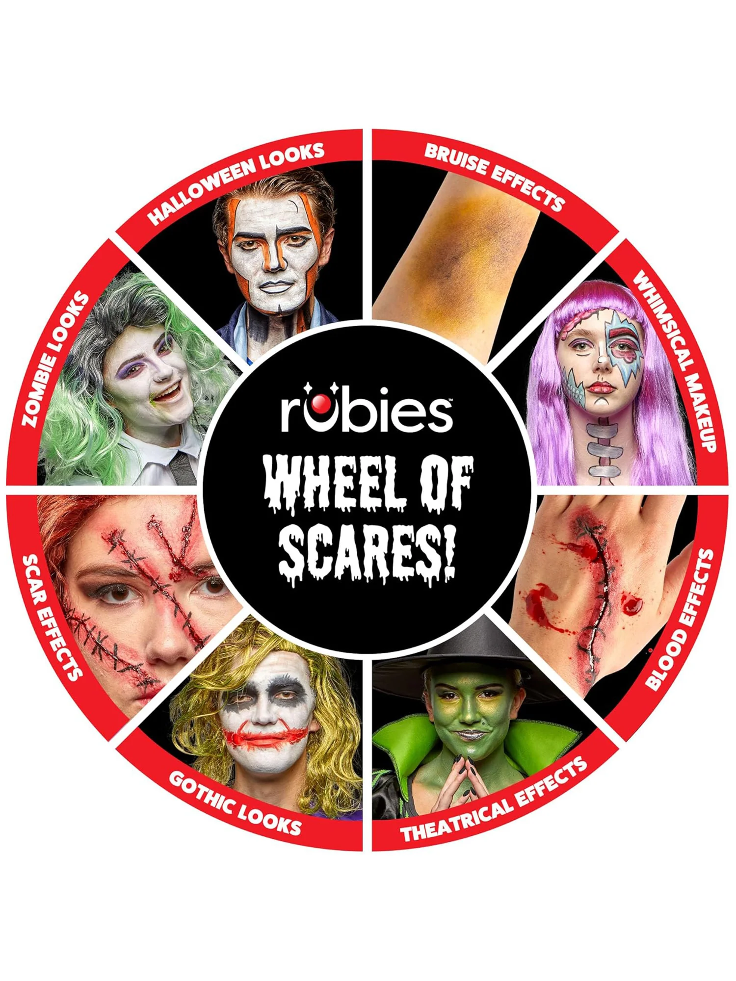 Complete Halloween Makeup Set - Image 3
