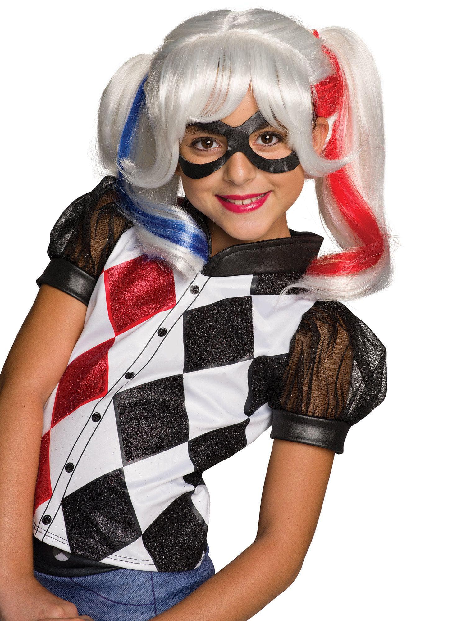Girls' DC Superhero Girls Harley Quinn Wig