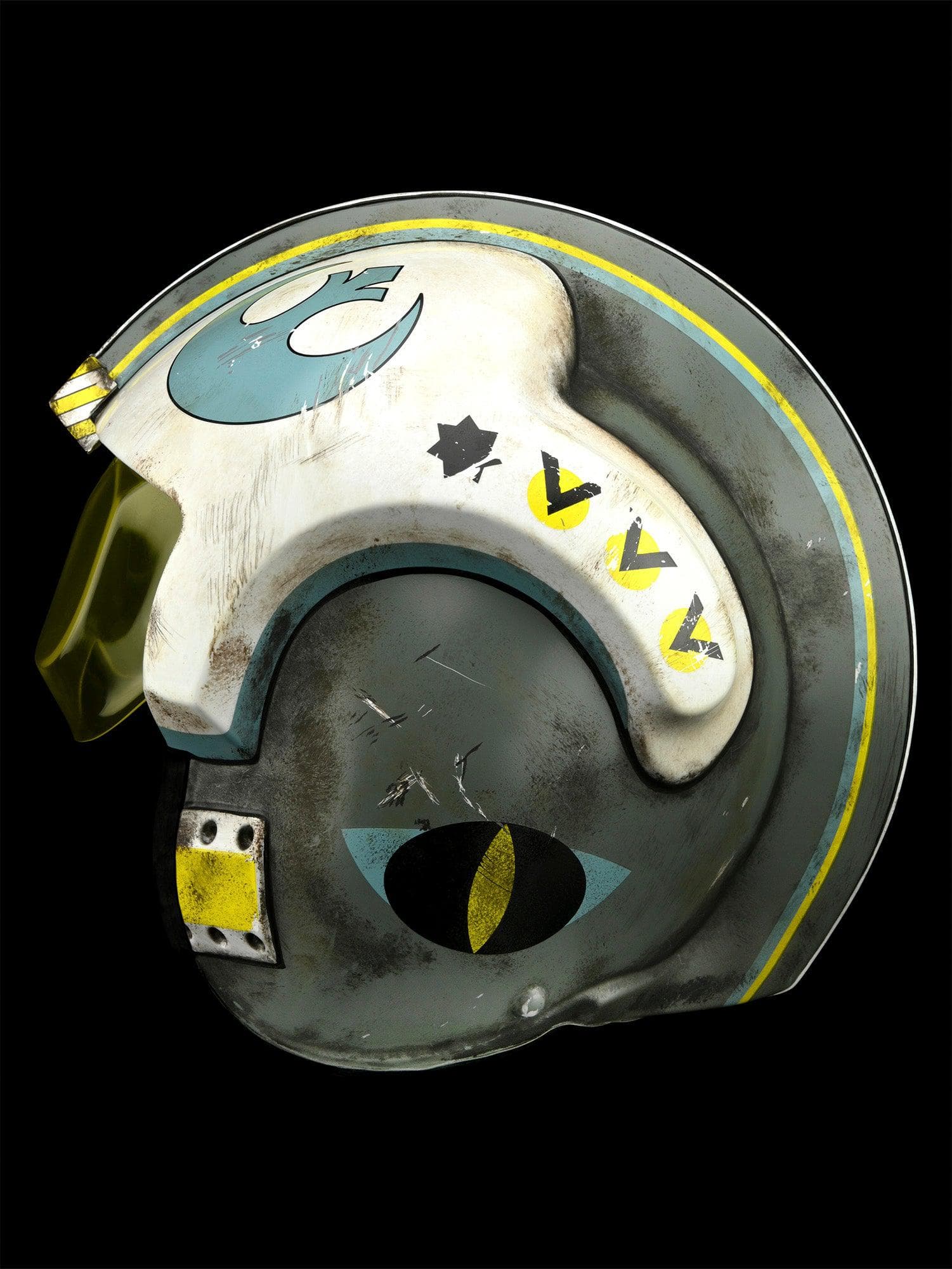 Denuo Novo Star Wars Blue Leader General Merrick X-wing Helmet Accessory - Image 5
