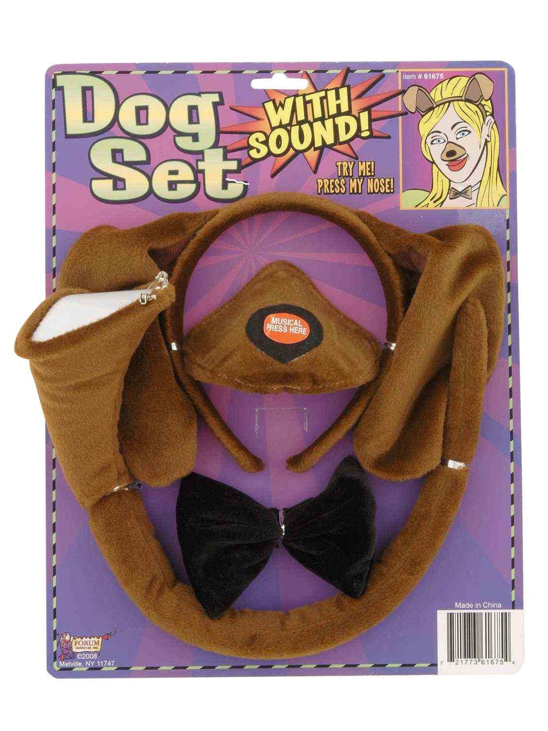 Adult Dog Accessory Set with Sound