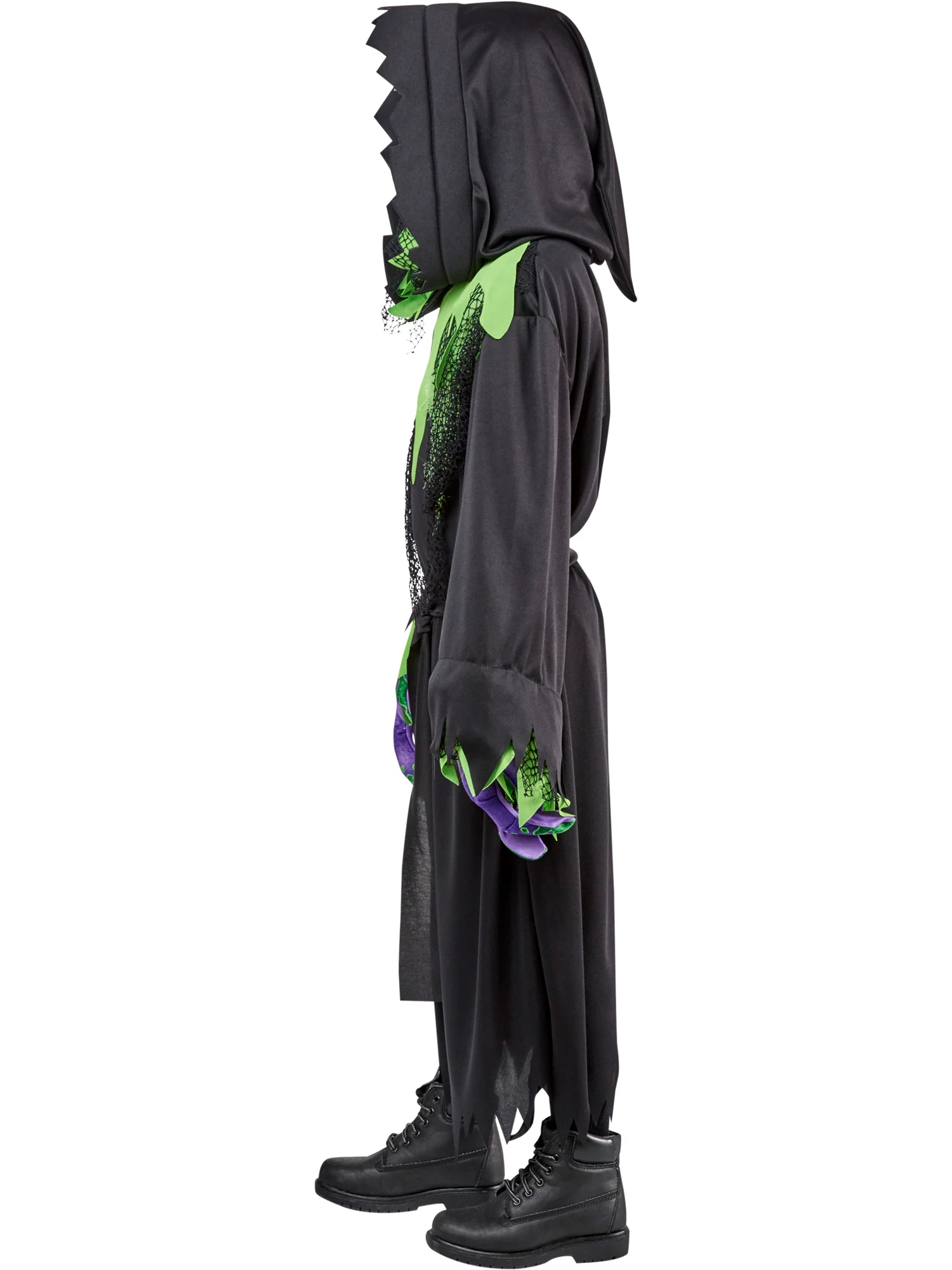Boys' Green and Purple Eyeball Demon Costume - Image 2