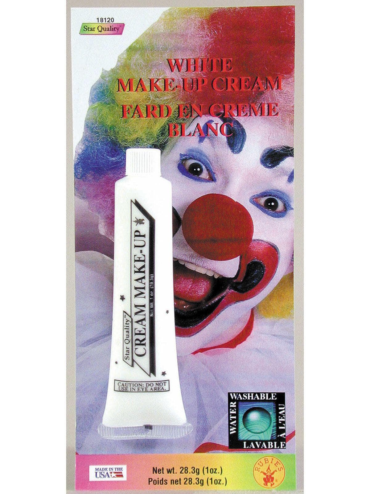 White Cream Face Paint Makeup