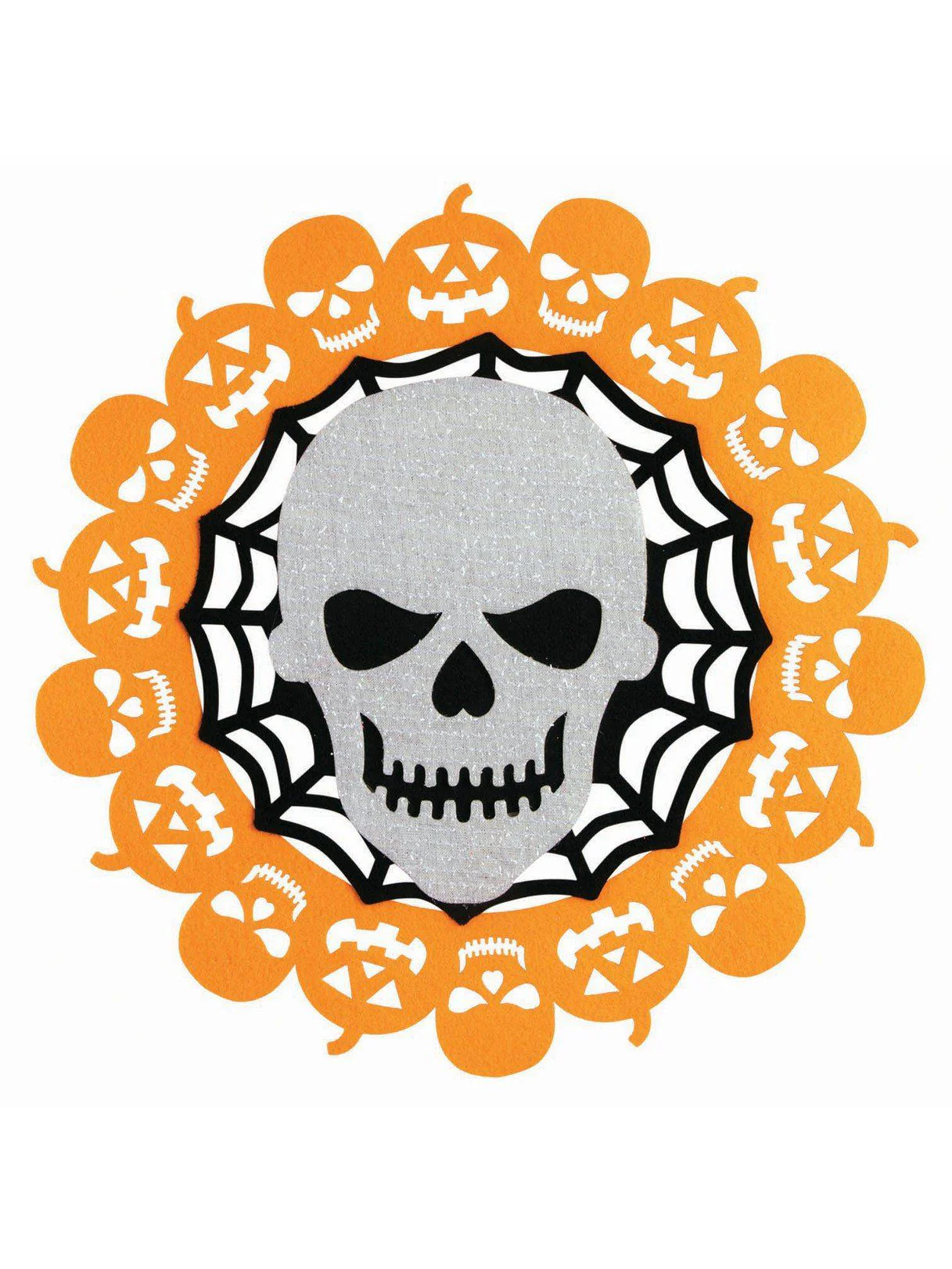 Felt Decoration Skull