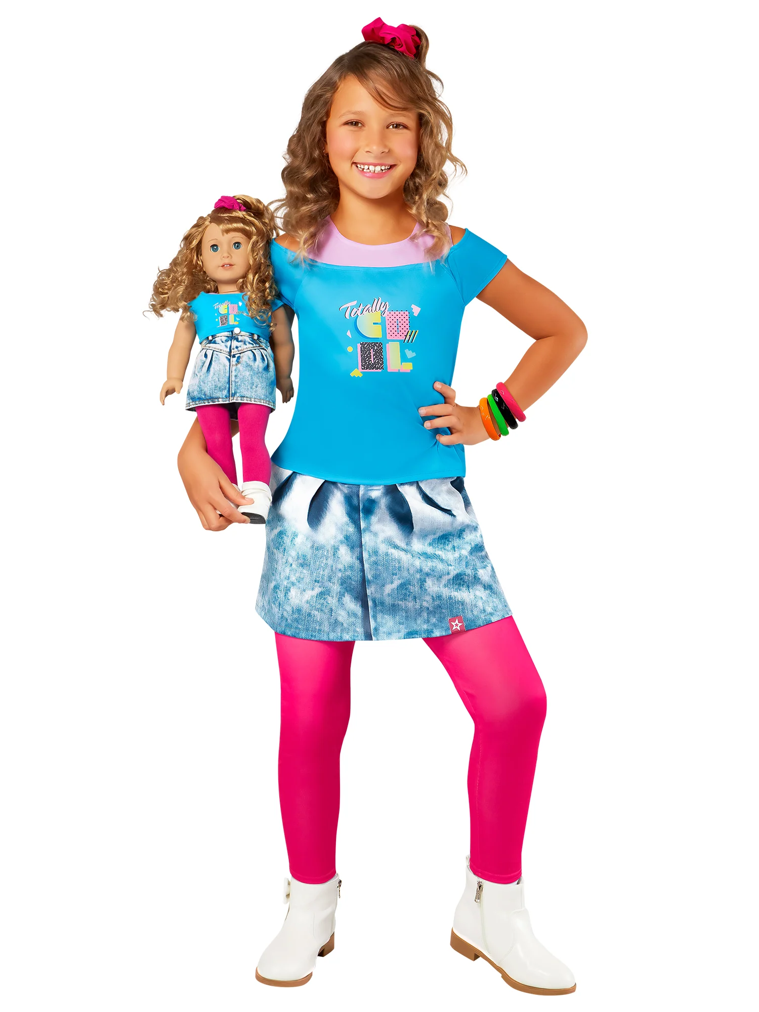 Girls' American Girl Courtney Moore 80's Costume Set - Image 6