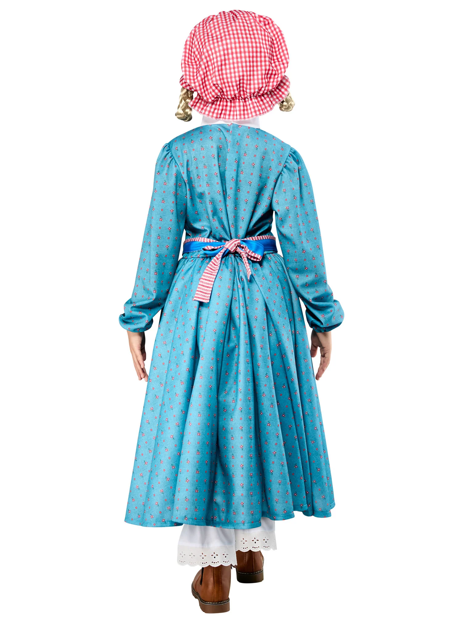 Girls' American Girl Kirsten Larson Dress with Bonnet Costume Set - Image 3