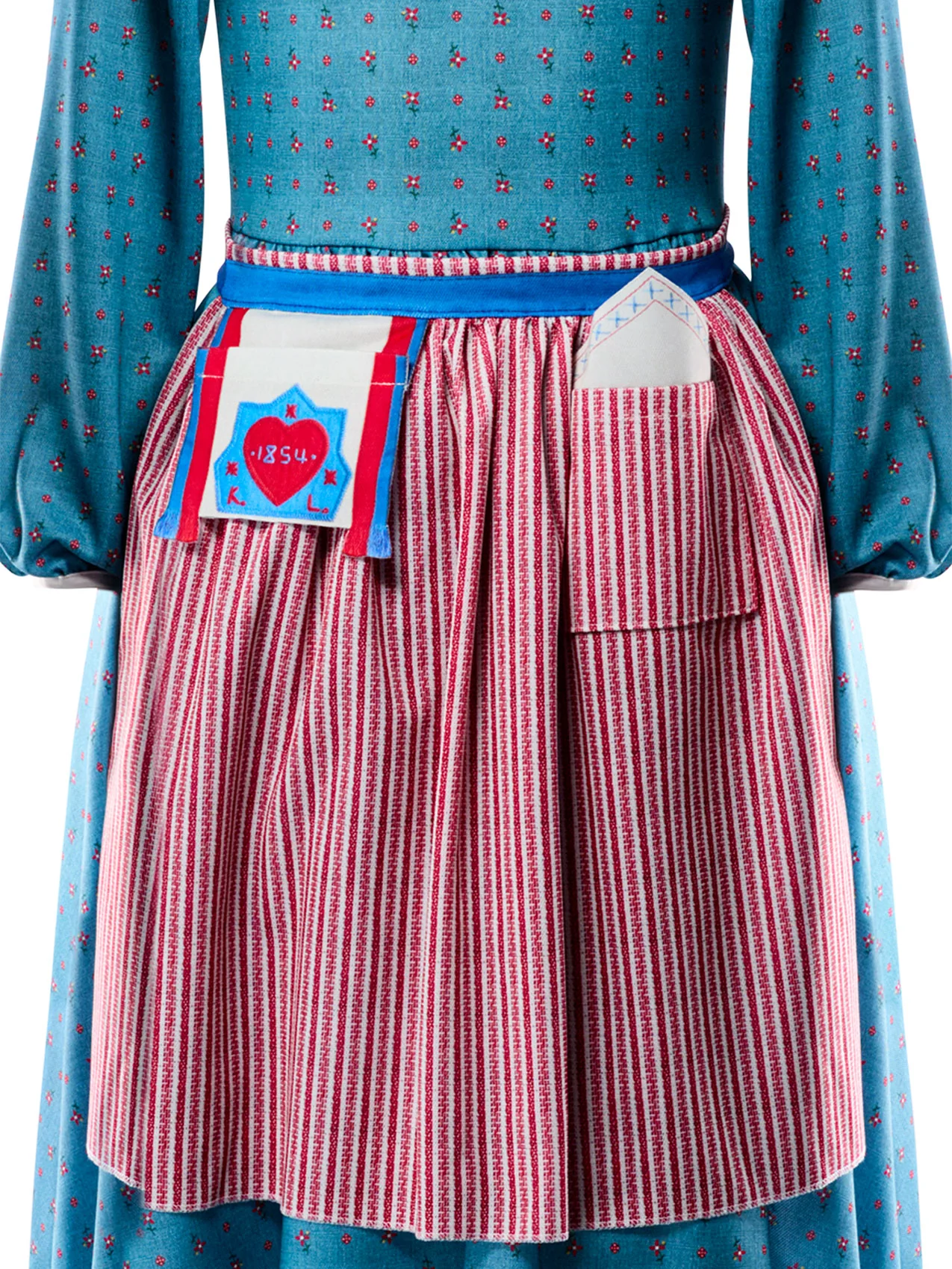 Girls' American Girl Kirsten Larson Dress with Bonnet Costume Set - Image 6