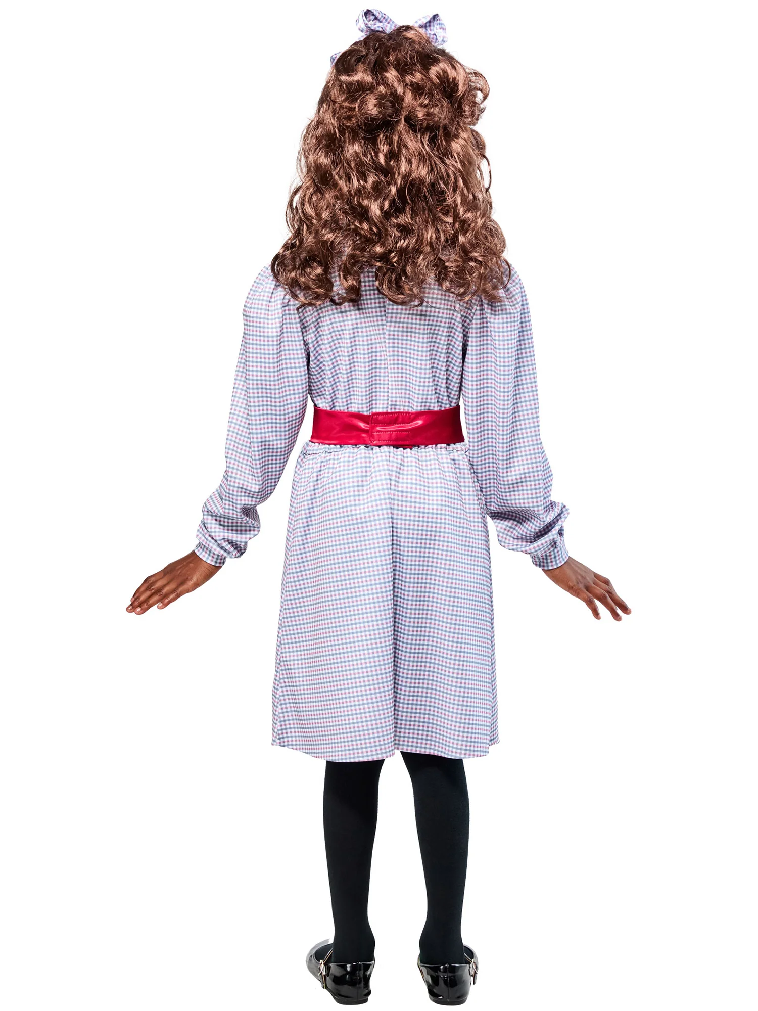 Girls' American Girl Samantha Parkington Plaid Dress Costume Set - Image 3