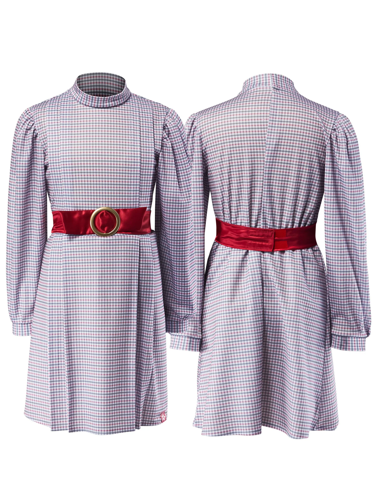 Girls' American Girl Samantha Parkington Plaid Dress Costume Set - Image 5