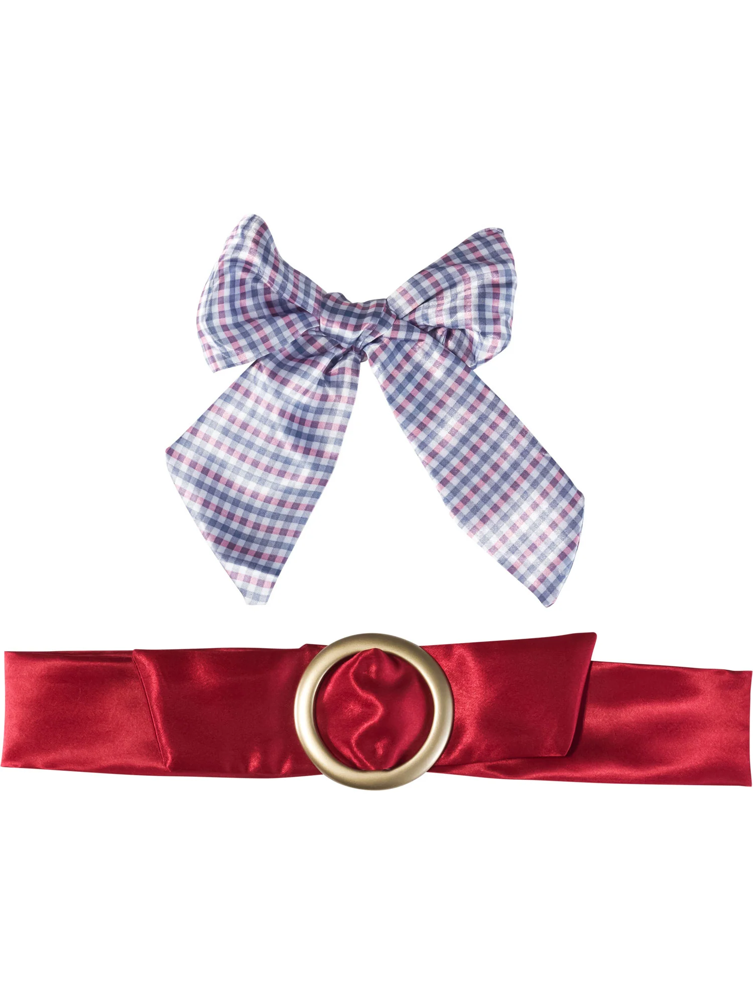 Girls' American Girl Samantha Parkington Plaid Dress Costume Set - Image 6