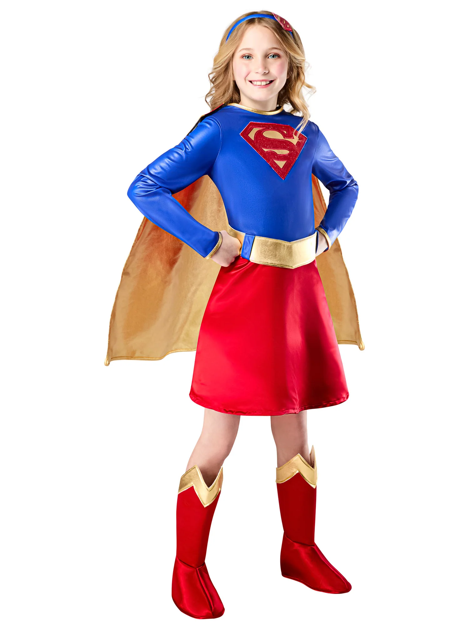 Girls' Supergirl Classic Costume - Deluxe