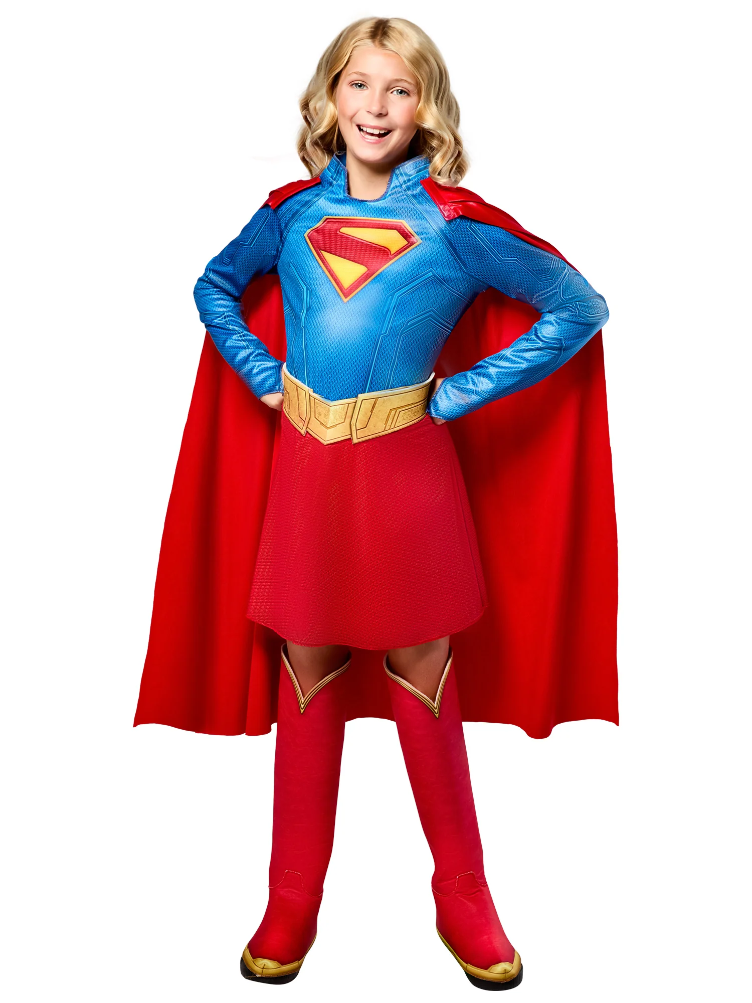 Girls' Supergirl Movie 2026 Costume - Deluxe