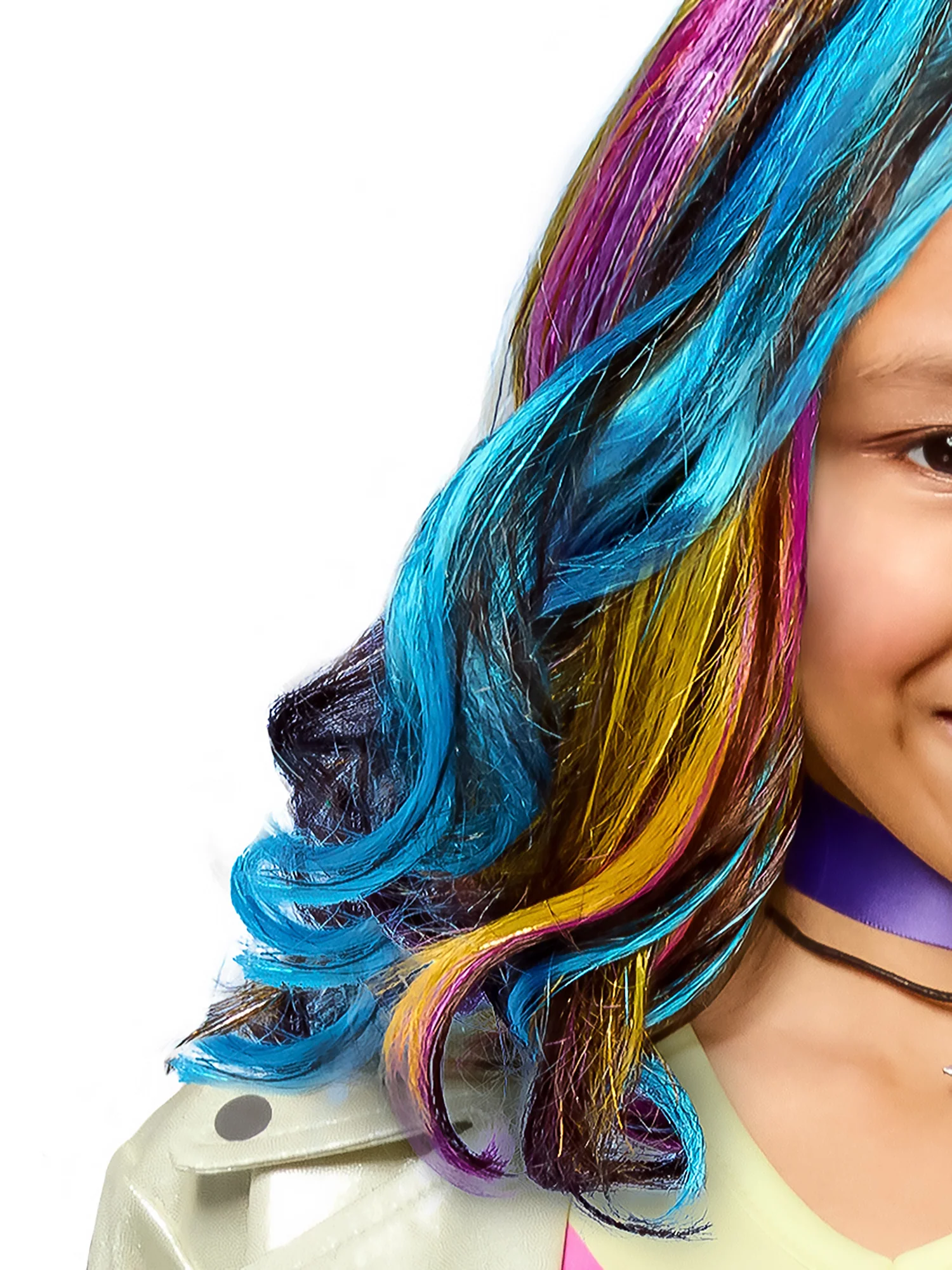 Girls' Unicorn Academy Sophia Mendoza Wig - Image 2