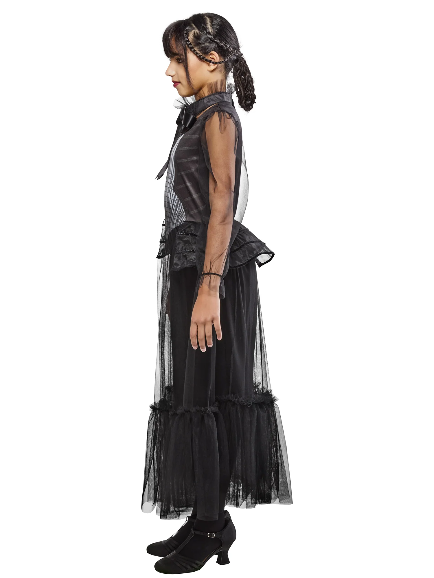 Girls' Wednesday Graveyard Gala Dress - Deluxe - Image 4