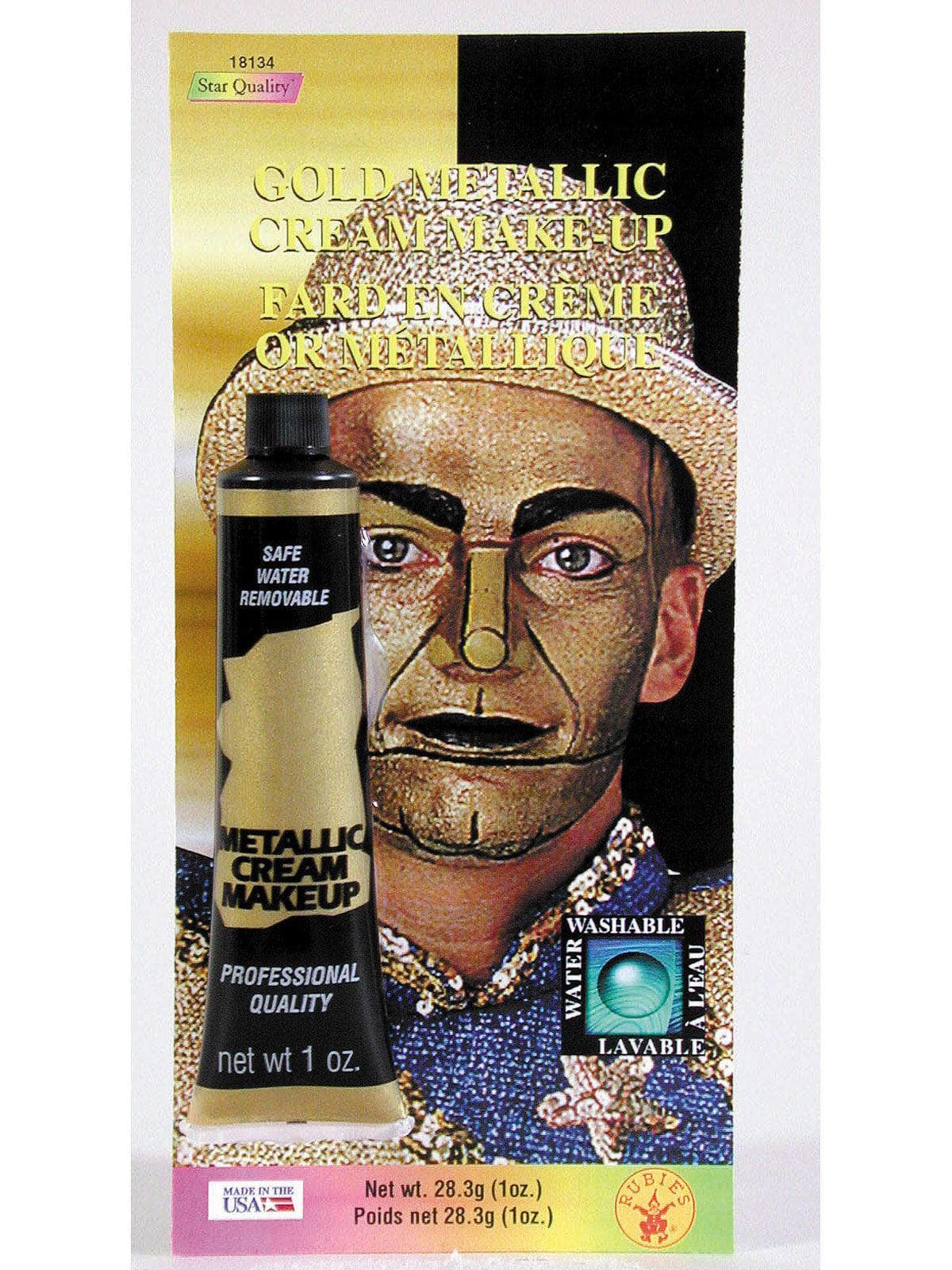 Adult Gold Metallic Cream Makeup