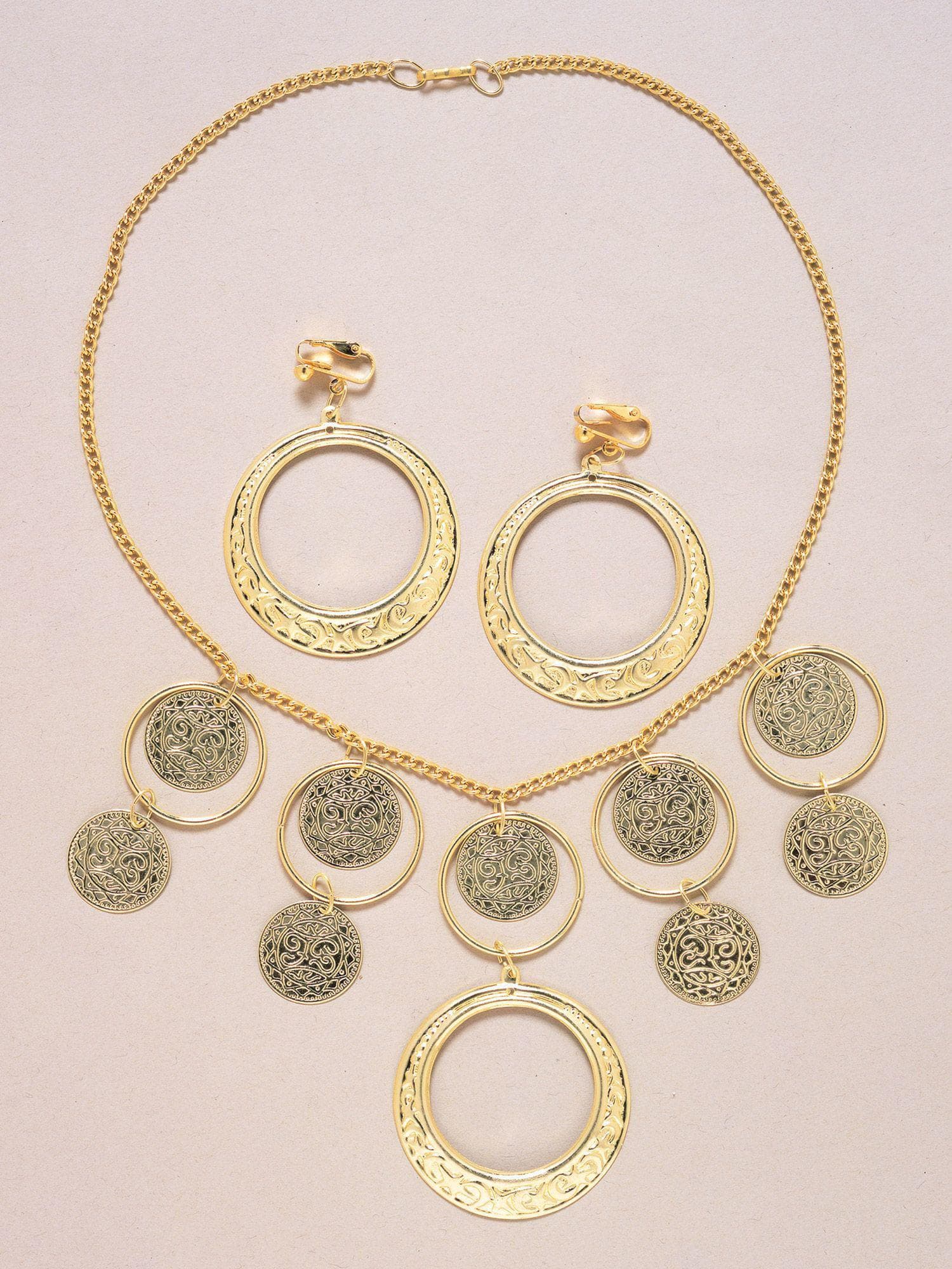 Adult Bohemian Inspired Necklace And Earrings