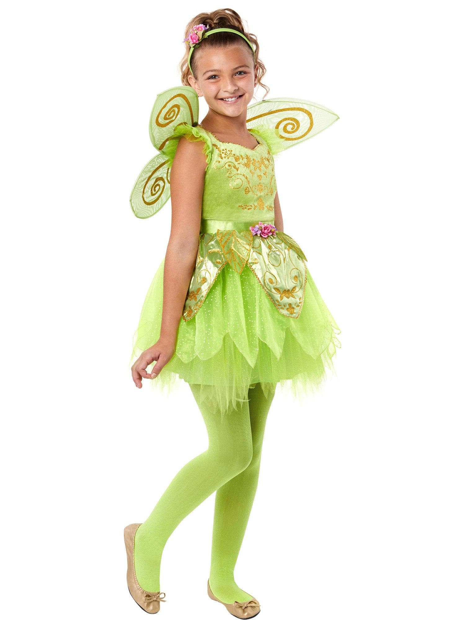 Girls' Green Fairy Costume - Image 2