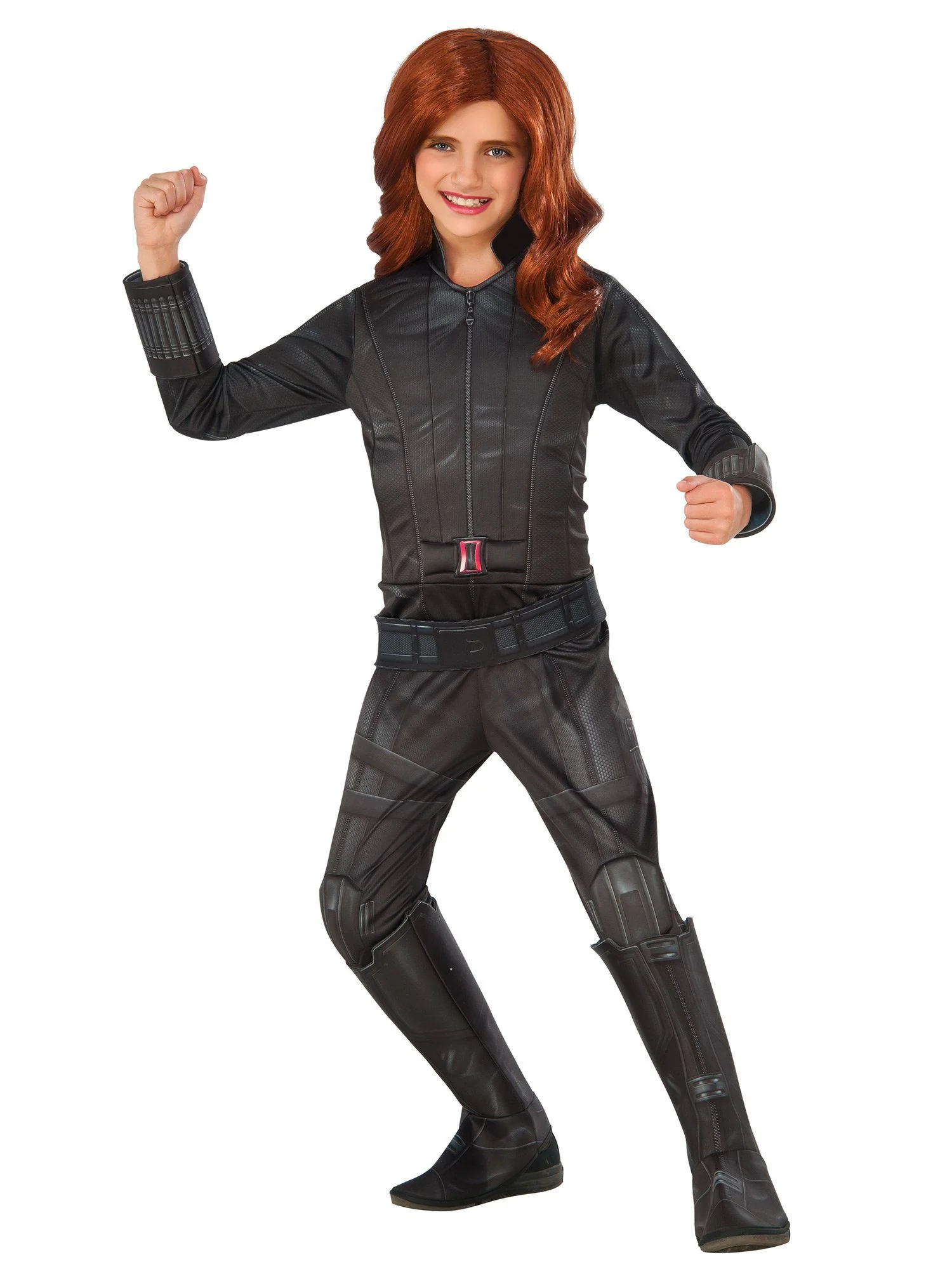 Girls' Marvel Avengers Black Widow Costume - Deluxe - Image 2