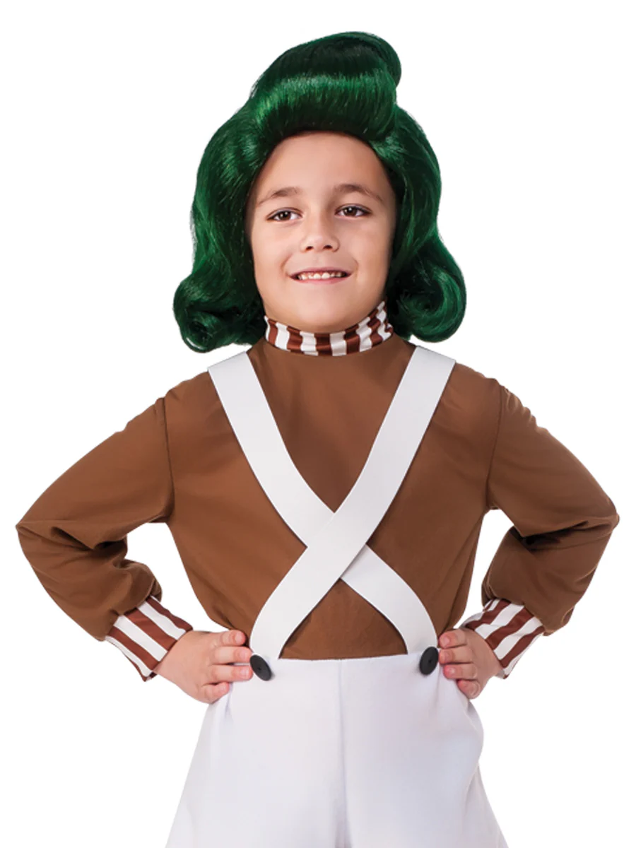Kids' Willy Wonka and the Chocolate Factory Oompa Loompa Costume - Image 2