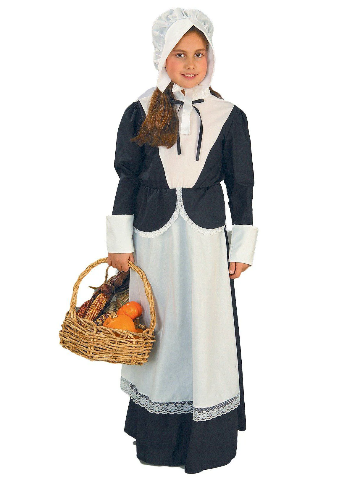 Girls' Colonial Pilgrim Dress Costume