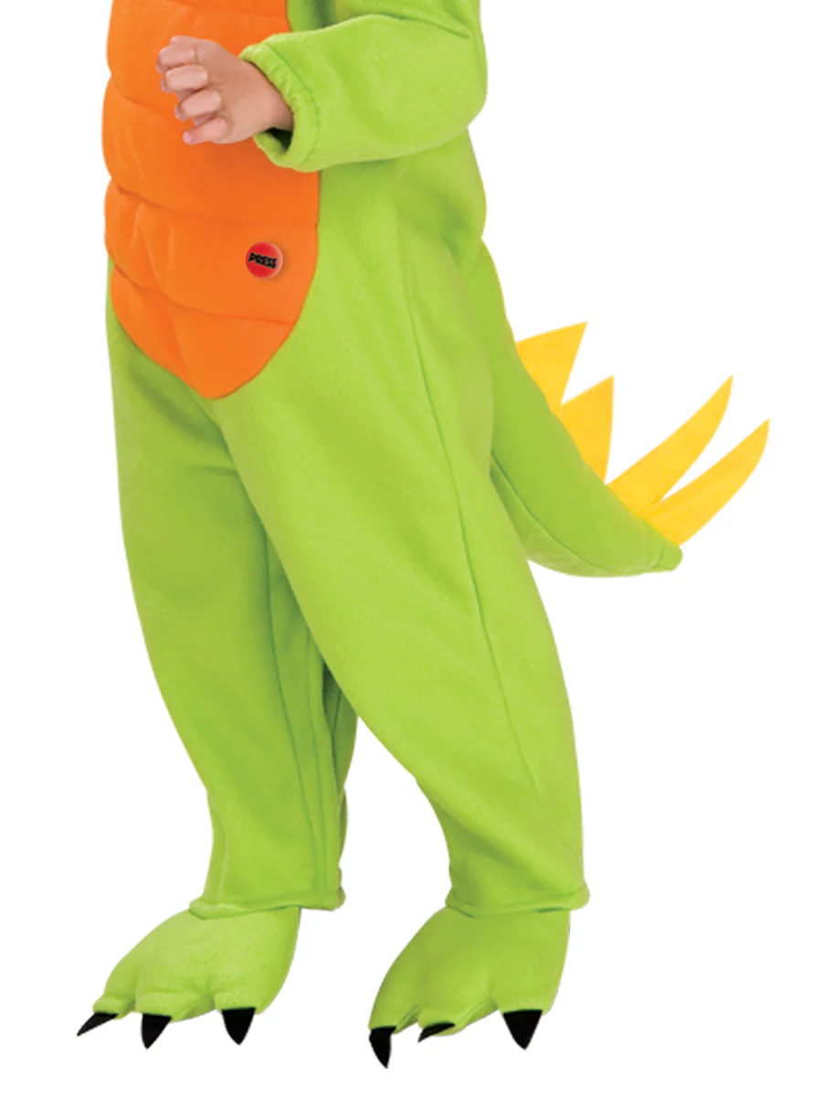 Boys' Green Roaring Dinosaur Costume - Image 3