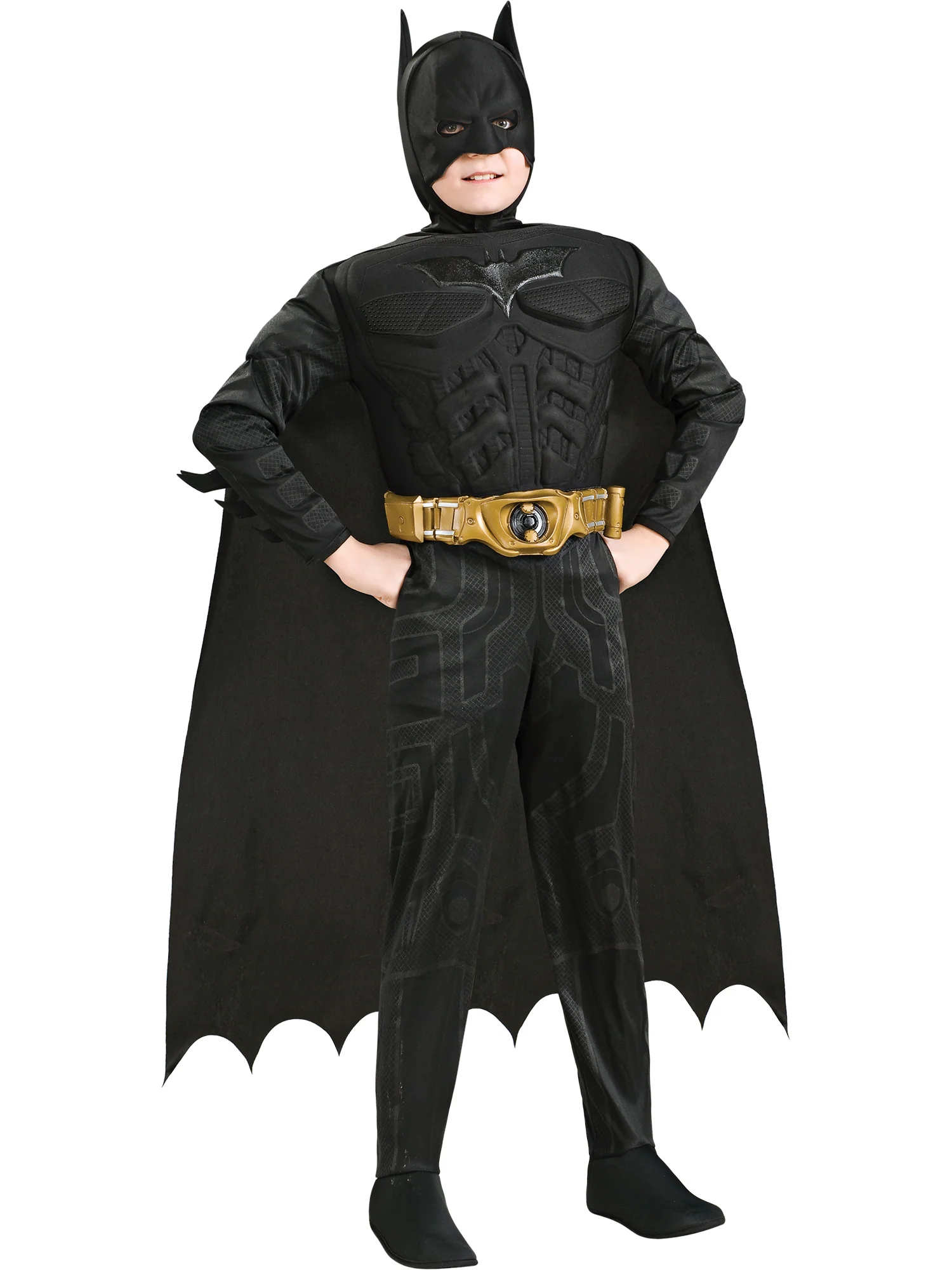 Boys' Batman The Dark Knight Rises Batman Muscle Chest Costume - Deluxe