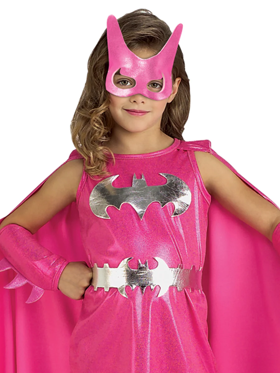 Girls' Pink DC Comics Batgirl Costume - Image 2