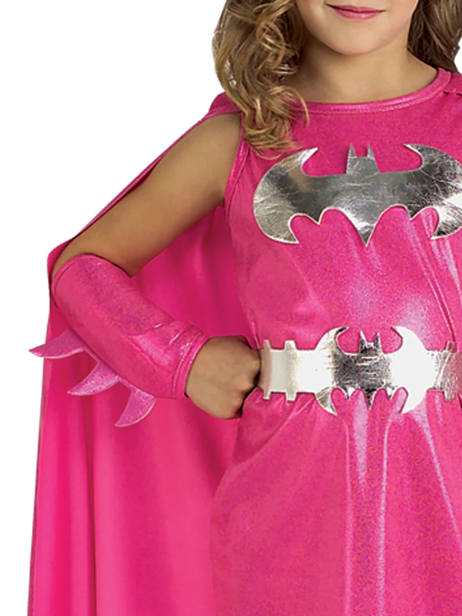 Girls' Pink DC Comics Batgirl Costume - Image 3