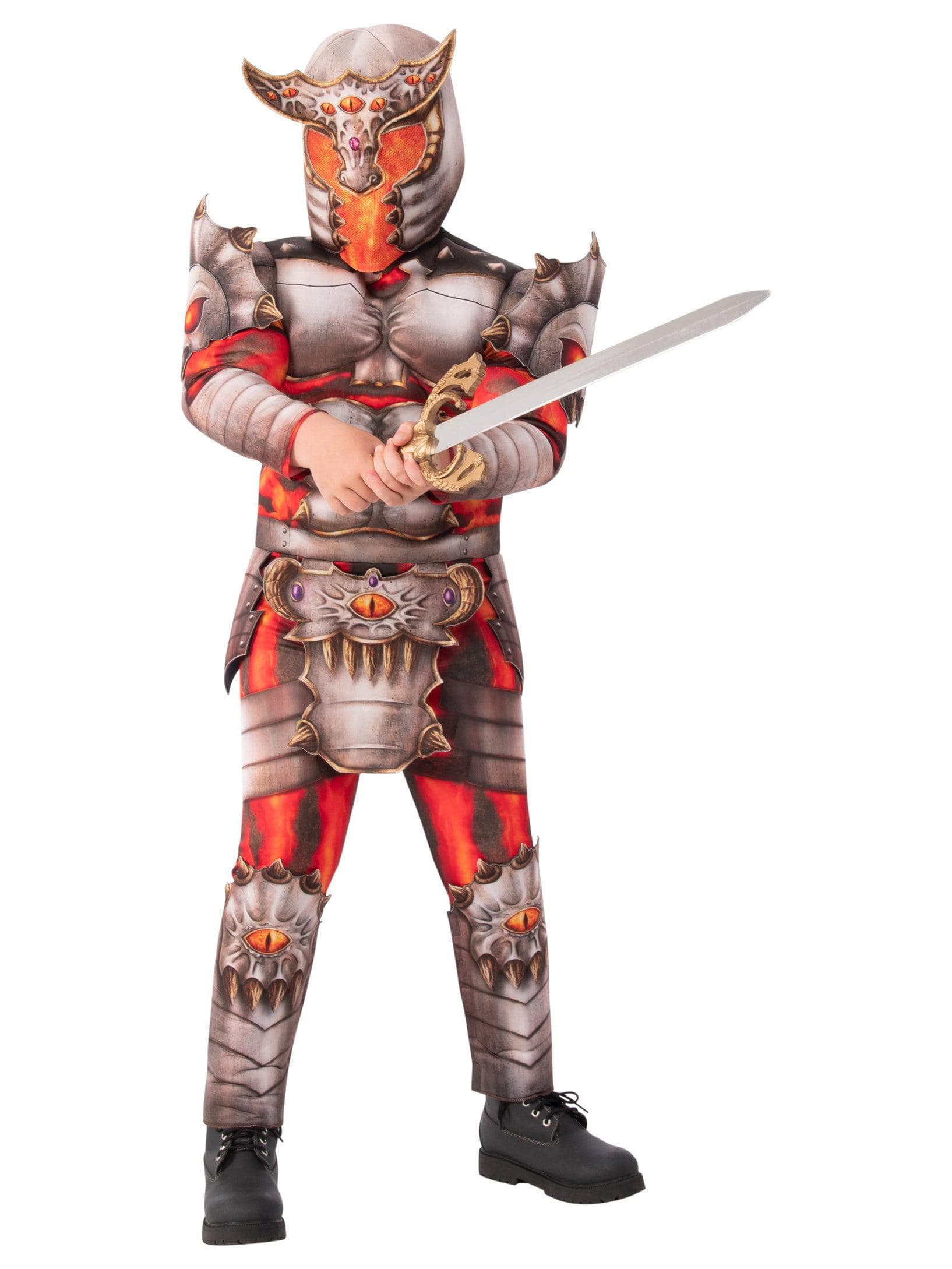 Boys' Demon Knight Warrior Costume - Image 4