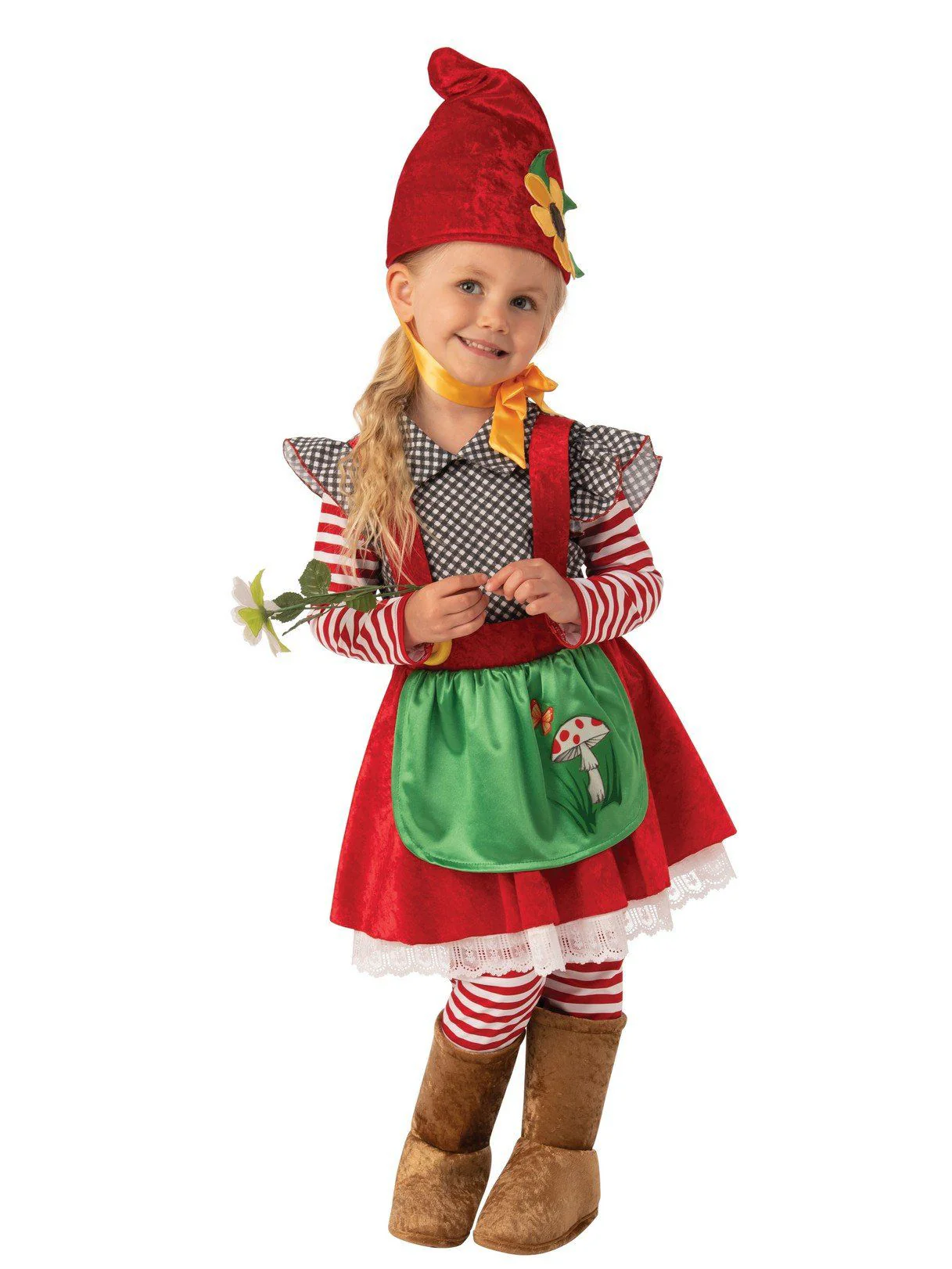 Girls' Storybook Garden Gnome Costume