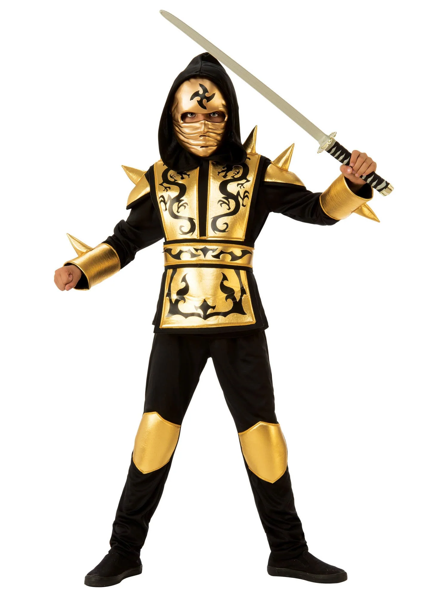 Boys' Gold Ninja Costume