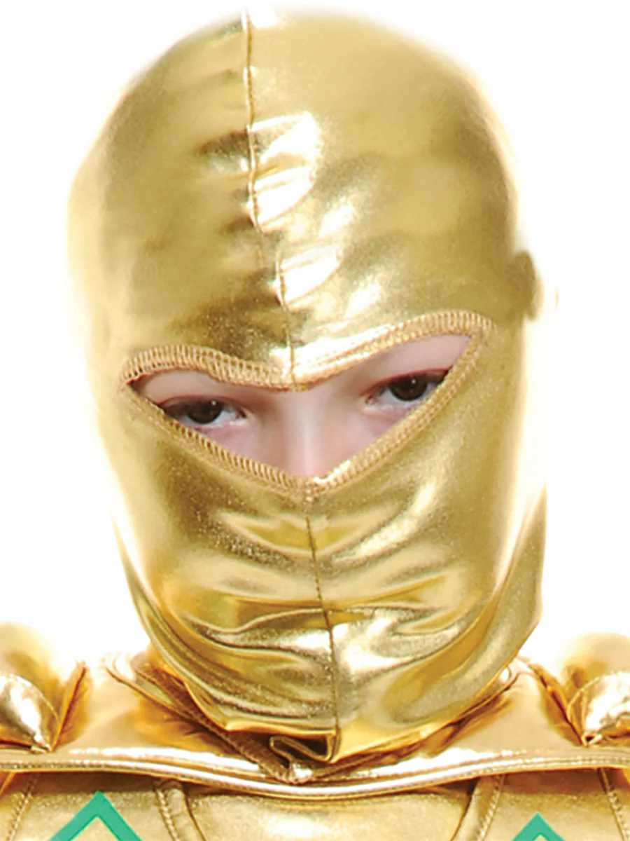 Kid's Golden Ninja Avenger Series Costume - Image 2