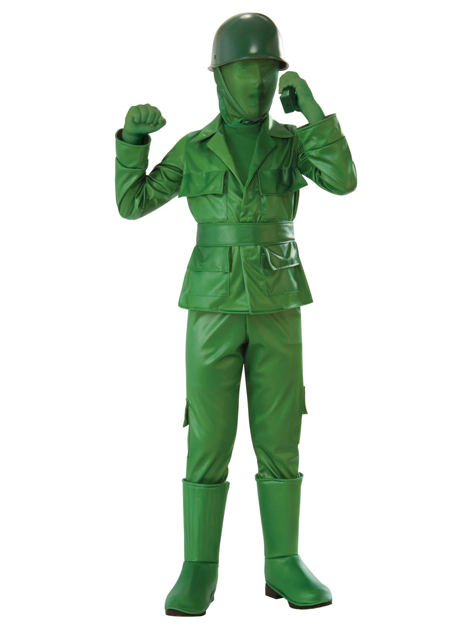 Boys' Green Toy Army Man Costume