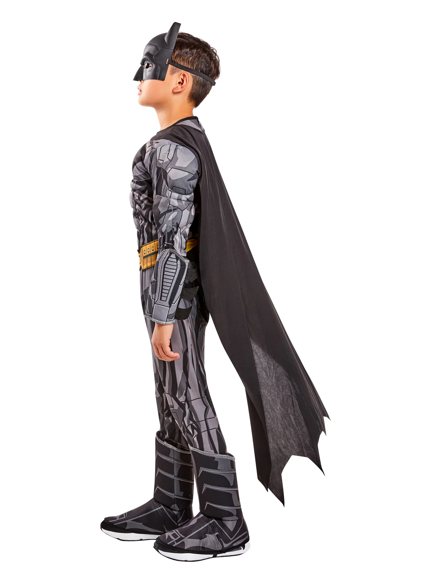 Boys' DC Comics Batman Padded Jumpsuit Costume - Deluxe - Image 4