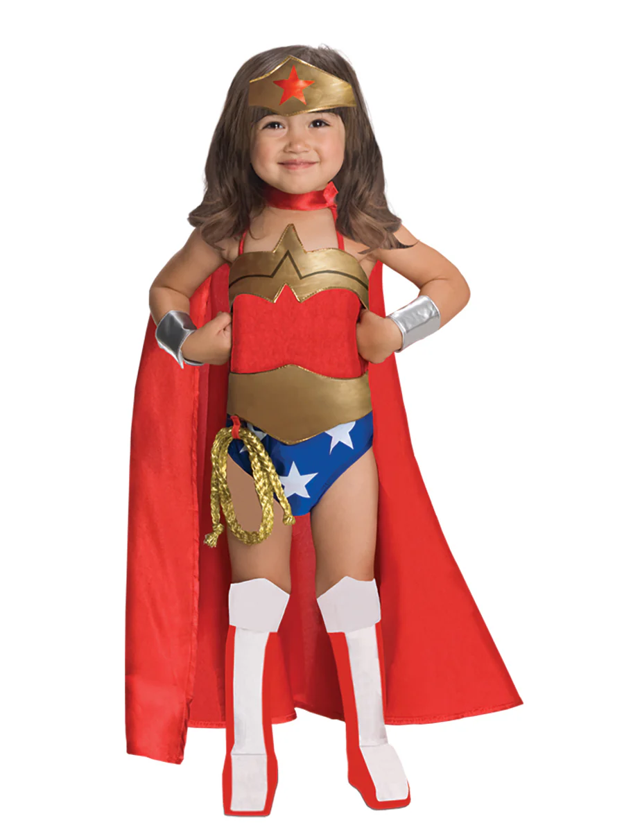 Girls' Classic Wonder Woman Costume - Deluxe - Image 2