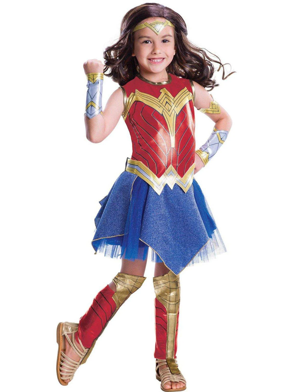 Girls' Wonder Woman Movie Costume - Deluxe