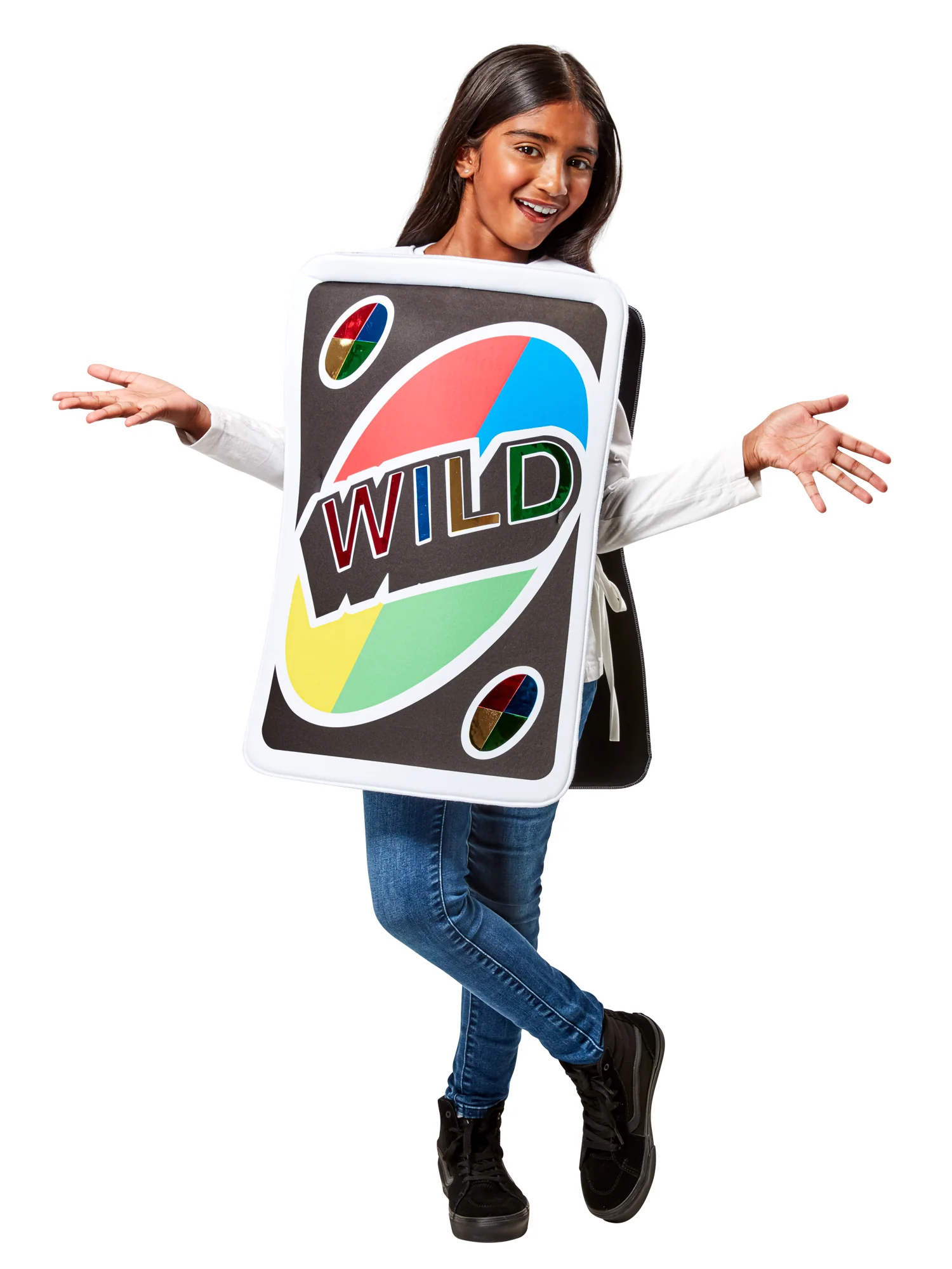 Kids' Mattel Games Uno Wild Card Costume - Image 3