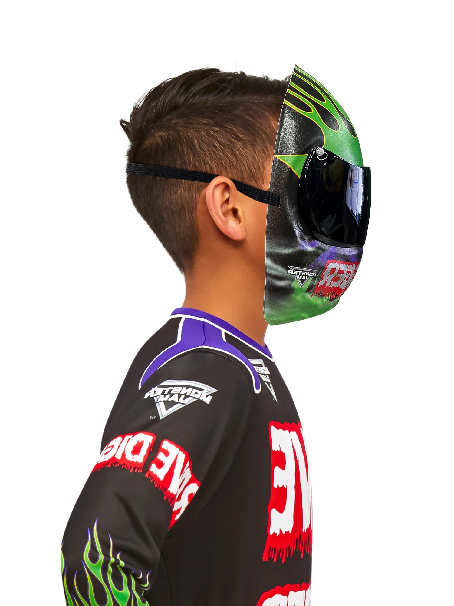 Kids' Monster Jam Grave Digger Half Mask - Image 5