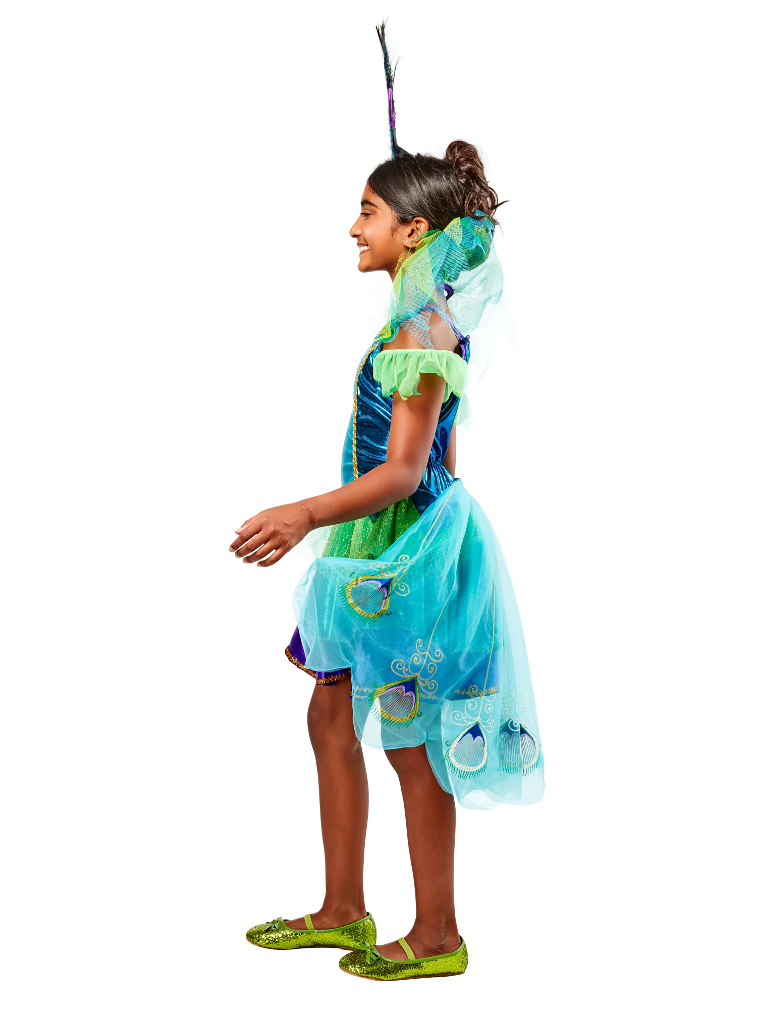 Girls' Peacock Costume - Image 2