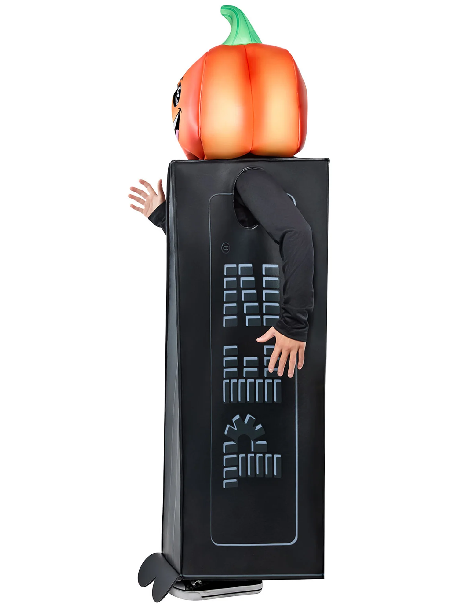 Kids' Pez Dispenser Pumpkin Costume - Image 4