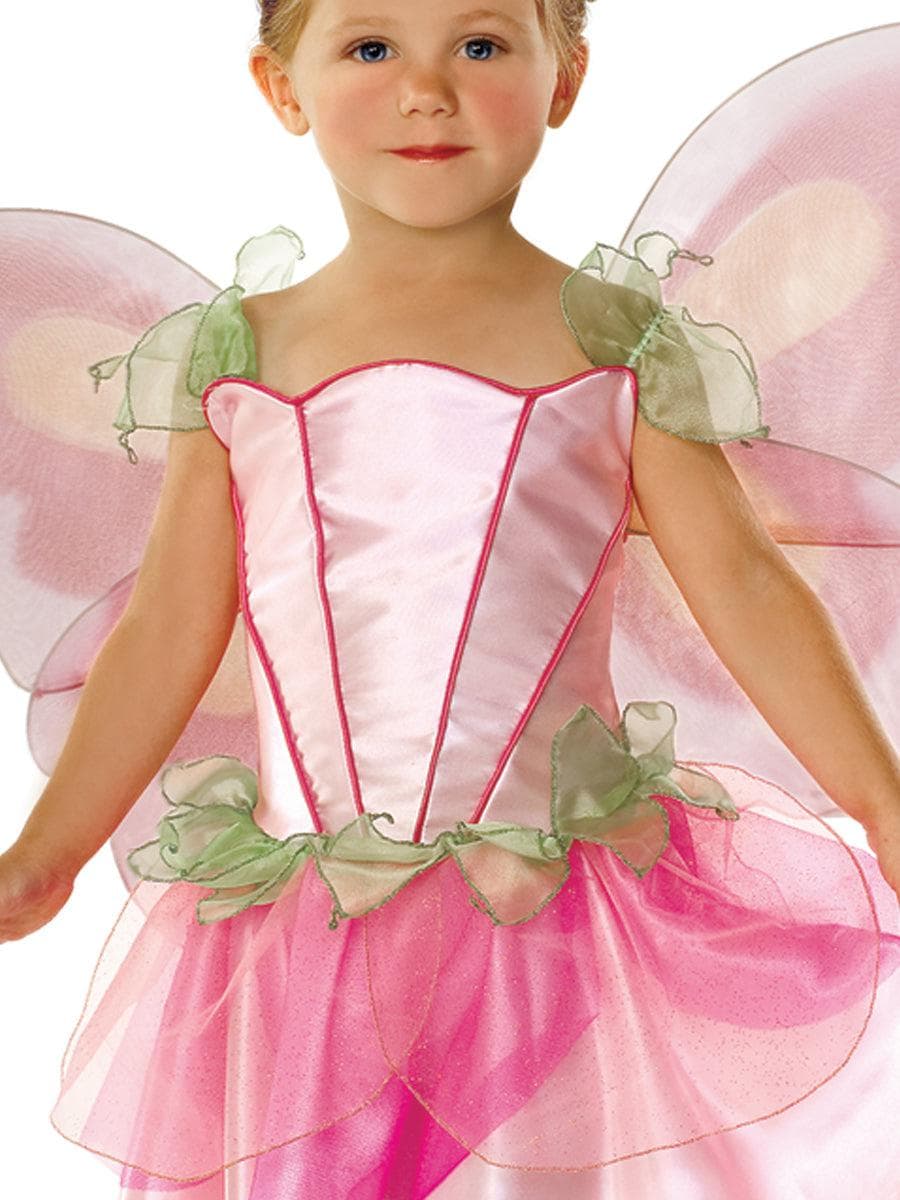 Girls' Pink Butterfly Fairy Costume - Image 3