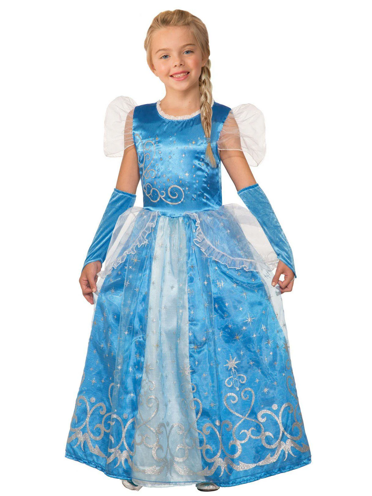 Girls' Blue Celestial Princess Costume