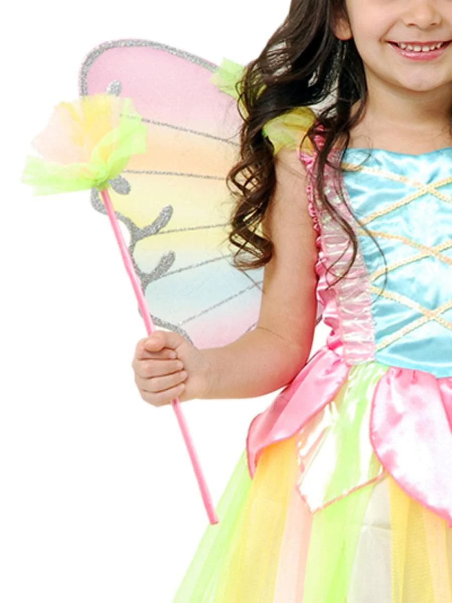 Girls' Pastel Princess Fairy Costume - Image 5