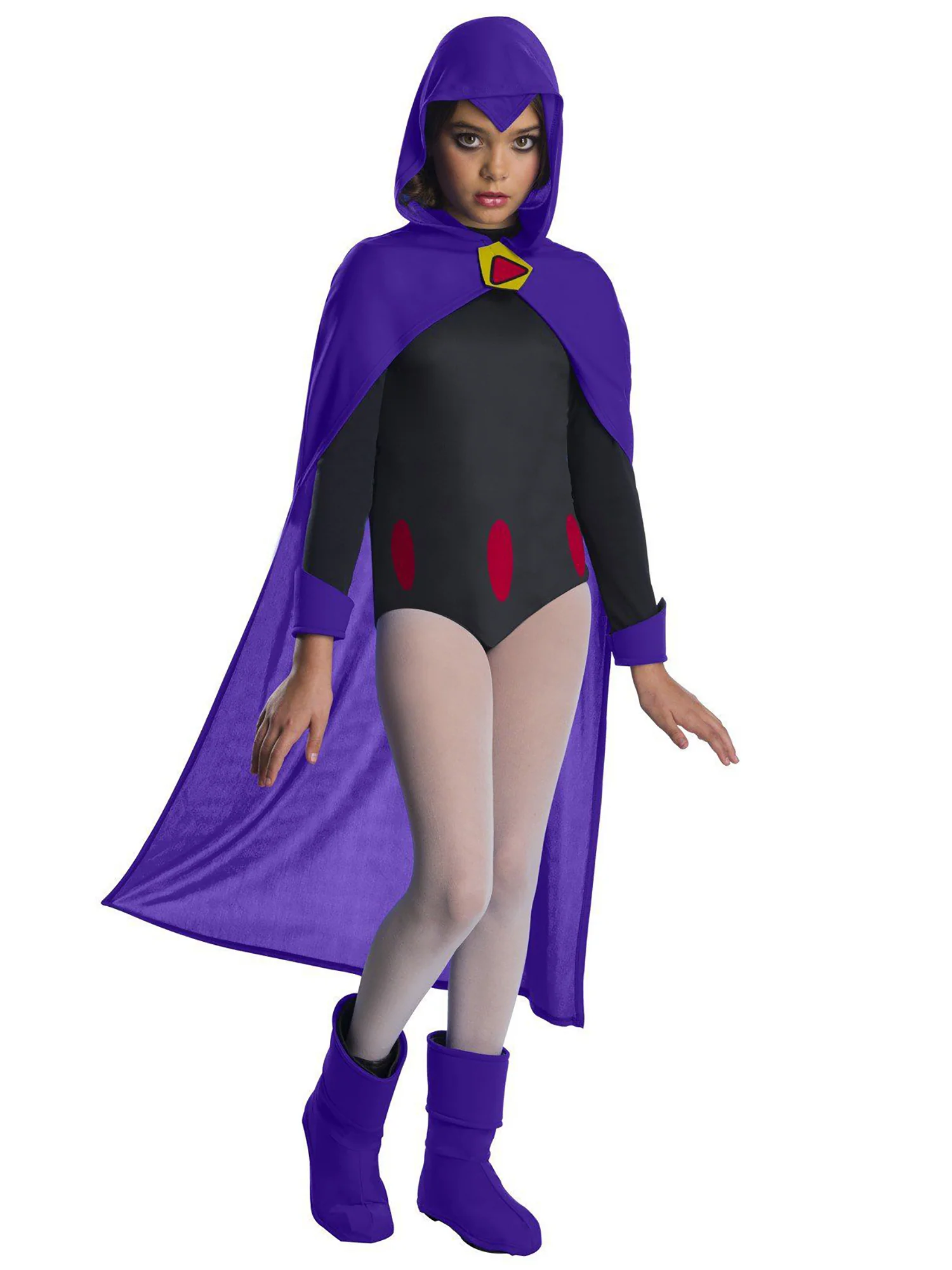 Girls' Teen Titans Go! Raven Costume - Deluxe