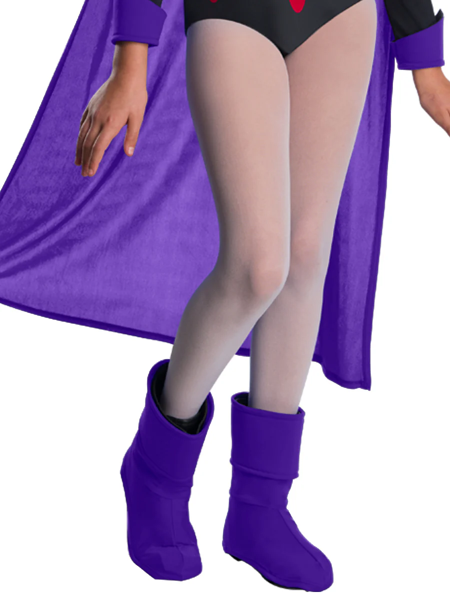 Girls' Teen Titans Go! Raven Costume - Deluxe - Image 4