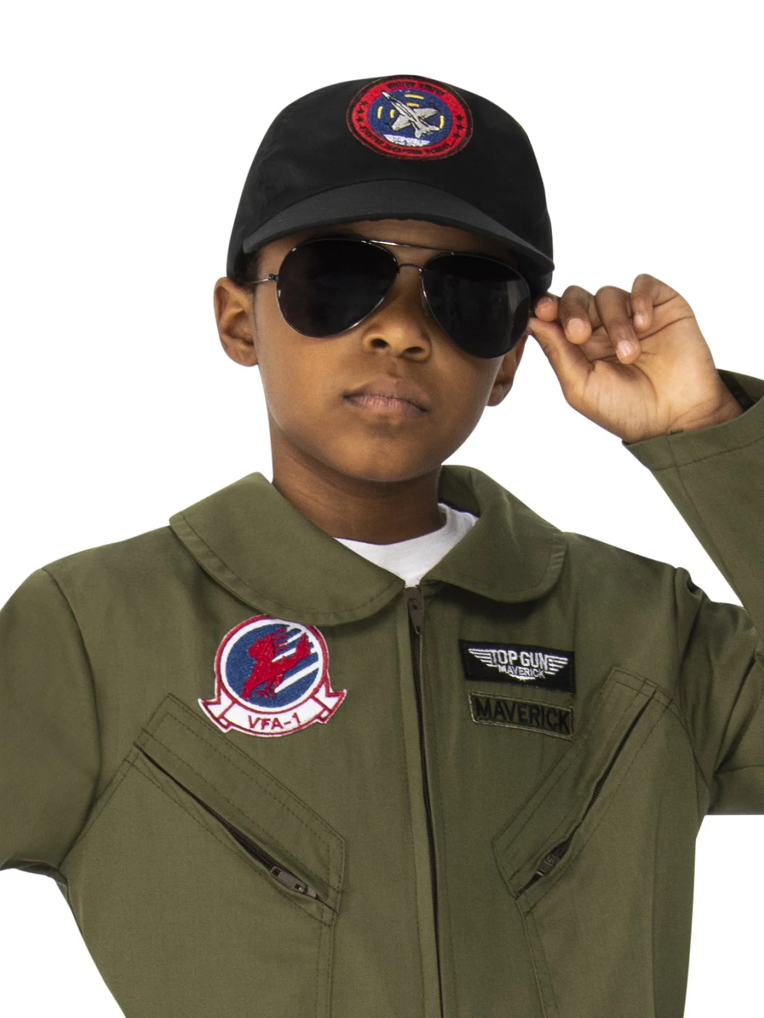 Kids' Top Gun: Maverick Flight Suit Costume - Deluxe - Image 5