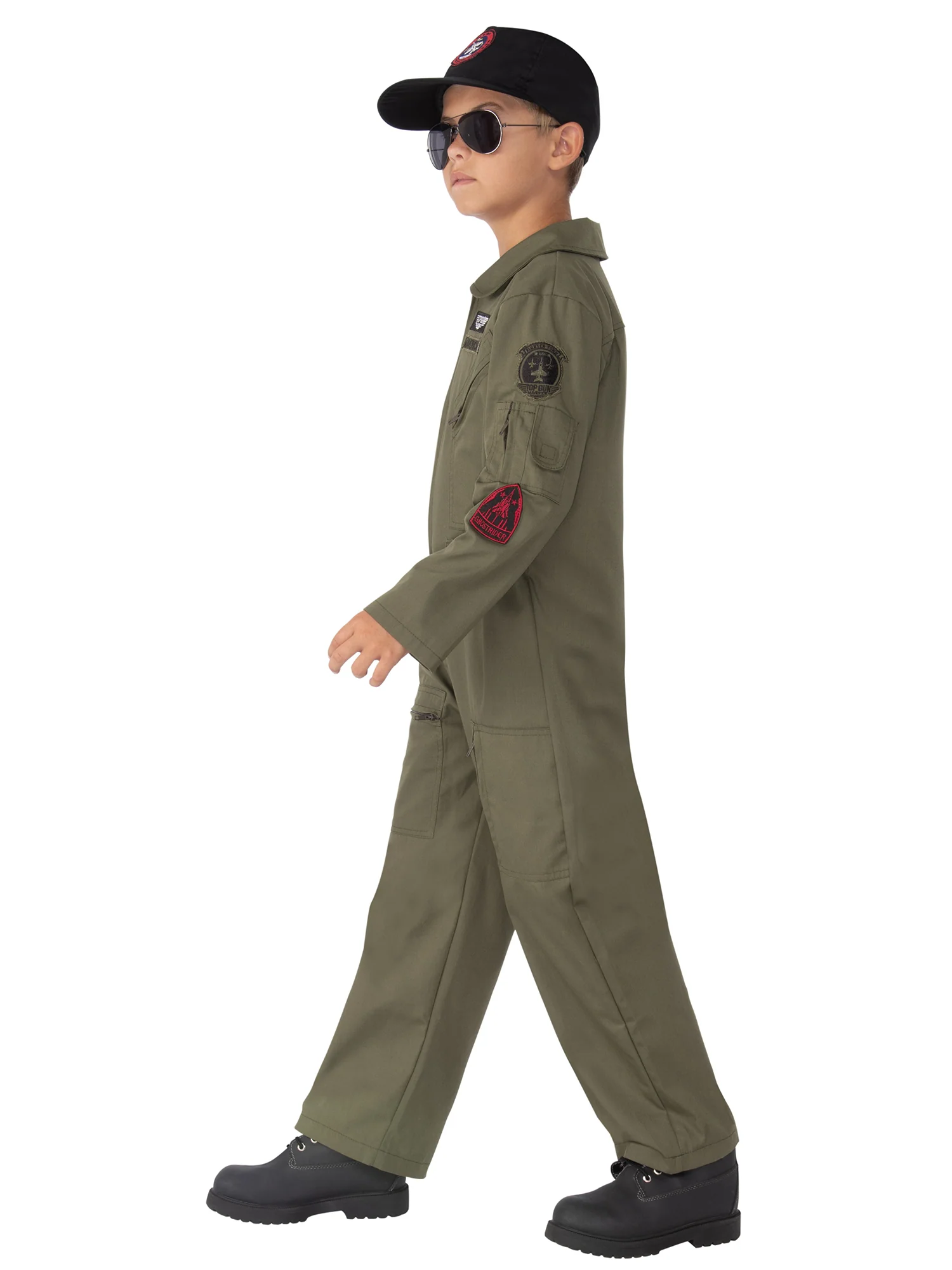 Kids' Top Gun: Maverick Flight Suit Costume - Deluxe - Image 6