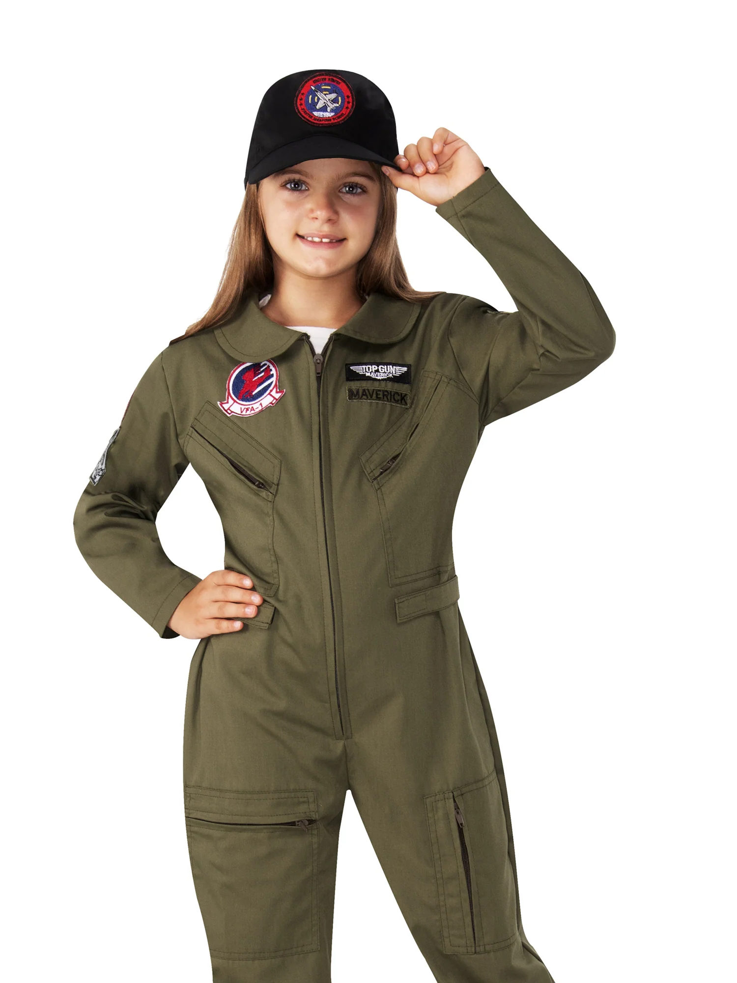 Kids' Top Gun: Maverick Flight Suit Costume - Deluxe - Image 7